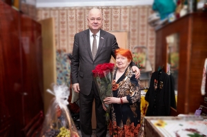 В день полного снятия блокады Ленинграда навестил жителей Железнодорожного района города Пензы