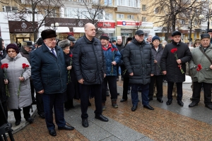 Открытие бюста советского государственного деятеля Федора Михайловича Куликова