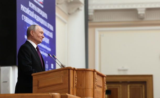 Традиционная встреча Президента Российской Федерации Владимира Владимировича Путина с законодателями состоялась в Таврическом дворце