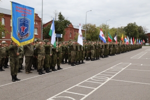 Торжественная церемония награждения победителей спортивных соревнований юнармейских военно-патриотических сборов Приволжского федерального округа «Гвардеец»