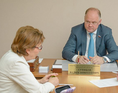 Вадим Супиков взял на личный контроль исполнение поступивших заявлений от граждан