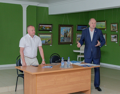 Встреча с депутатами фракции «Единая Россия» Собрания представителей Бековского района