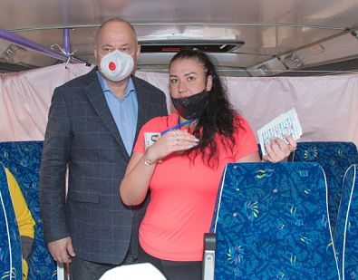 Вадим Супиков посетил мобильный пункт вакцинации в Пензе