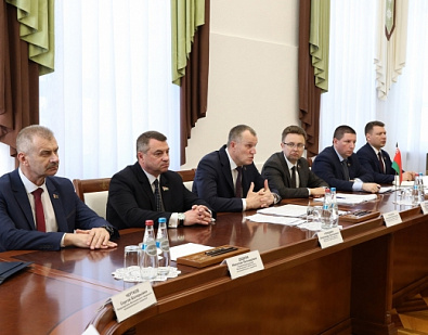 Рабочая встреча губернатора Пензенской области Олега Владимировича Мельниченко с председателем Могилёвского областного исполнительного комитета Республики Беларусь Анатолием Михайловичем Исаченко