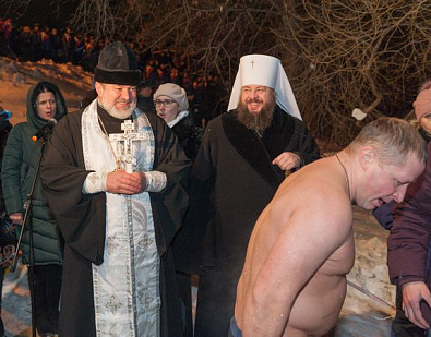 Празднование Крещения Господня прошло на набережной Суры